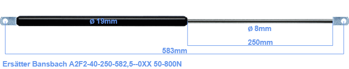 Bansbach A2F2-40-250-582,5--0XX