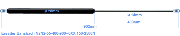 Bansbach N2N2-55-400-900--0XX