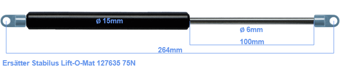 Stabilus Lift-O-Mat 127635