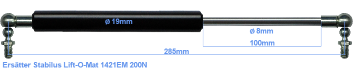 Stabilus Lift-O-Mat 1421EM