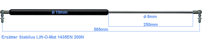 Stabilus Lift-O-Mat 1435EN