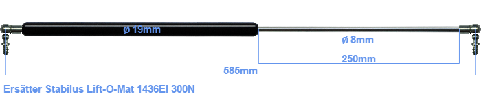 Stabilus Lift-O-Mat 1436EI