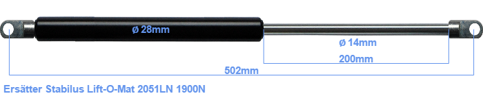 Stabilus Lift-O-Mat 2051LN