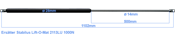 Stabilus Lift-O-Mat 2113LU
