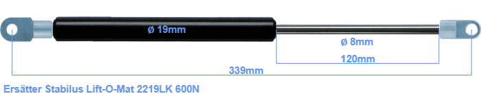 Stabilus Lift-O-Mat 2219LK