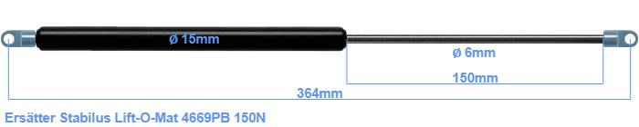 Stabilus Lift-O-Mat 4669PB