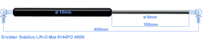 Stabilus Lift-O-Mat 8144PO