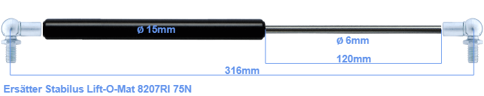Stabilus Lift-O-Mat 8207RI