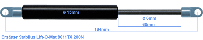 Stabilus Lift-O-Mat 8611TX
