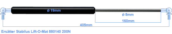 Stabilus Lift-O-Mat 880140